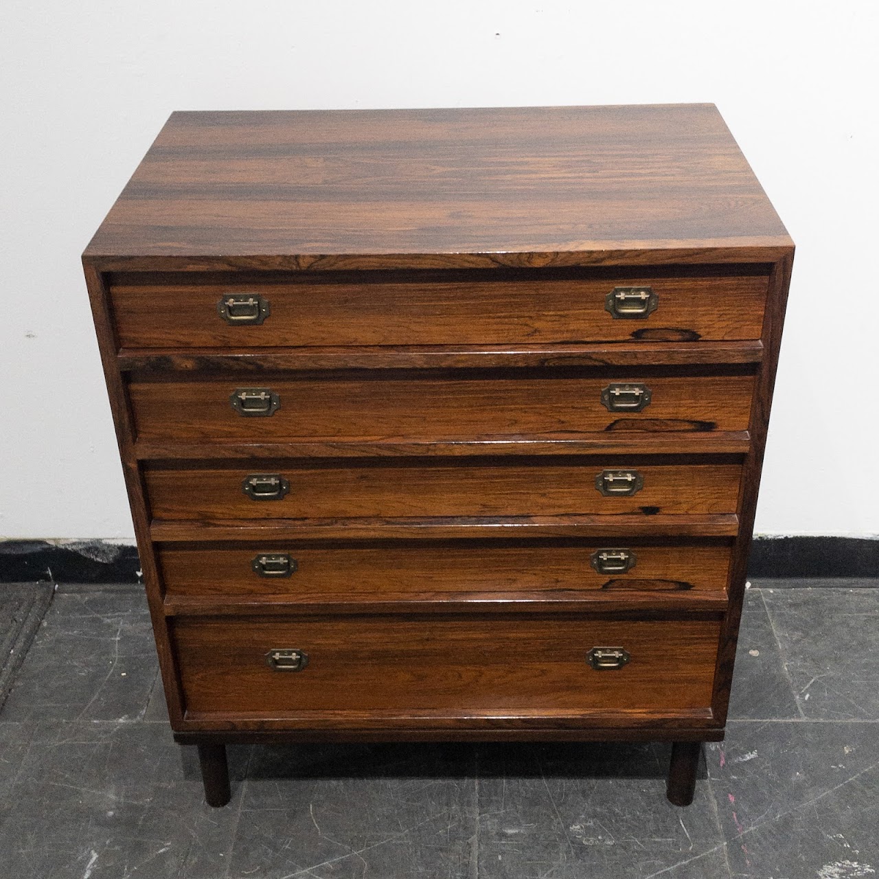 Rosewood Modern Five-Drawer Small Chest