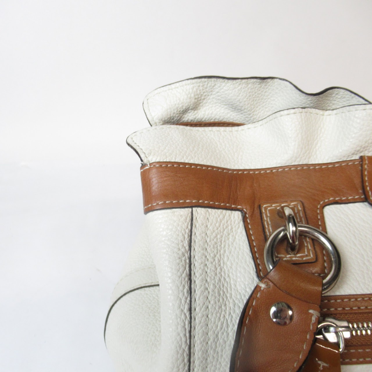 Coach Pebbled Leather Satchel