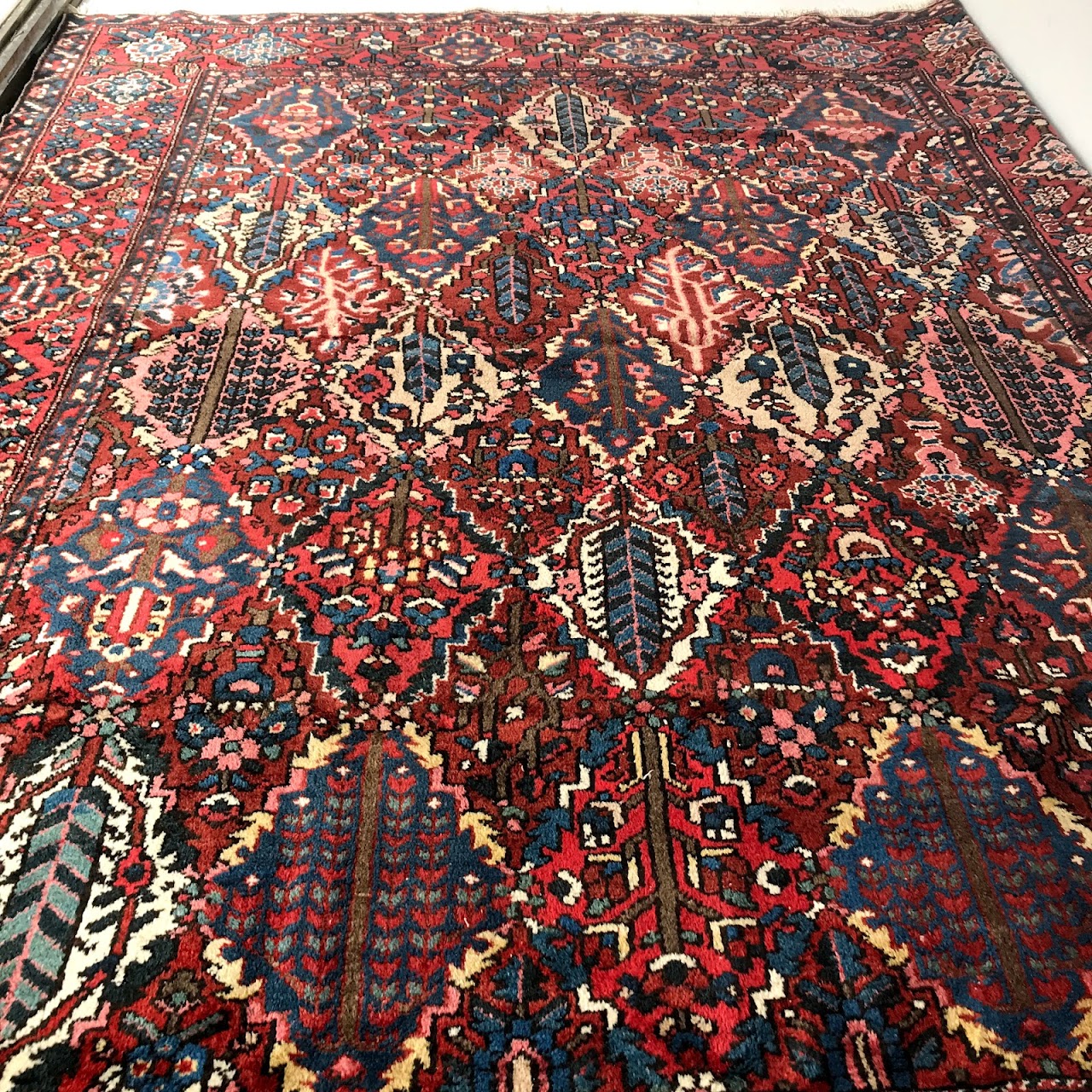 Wool Floral Diamond Carpet