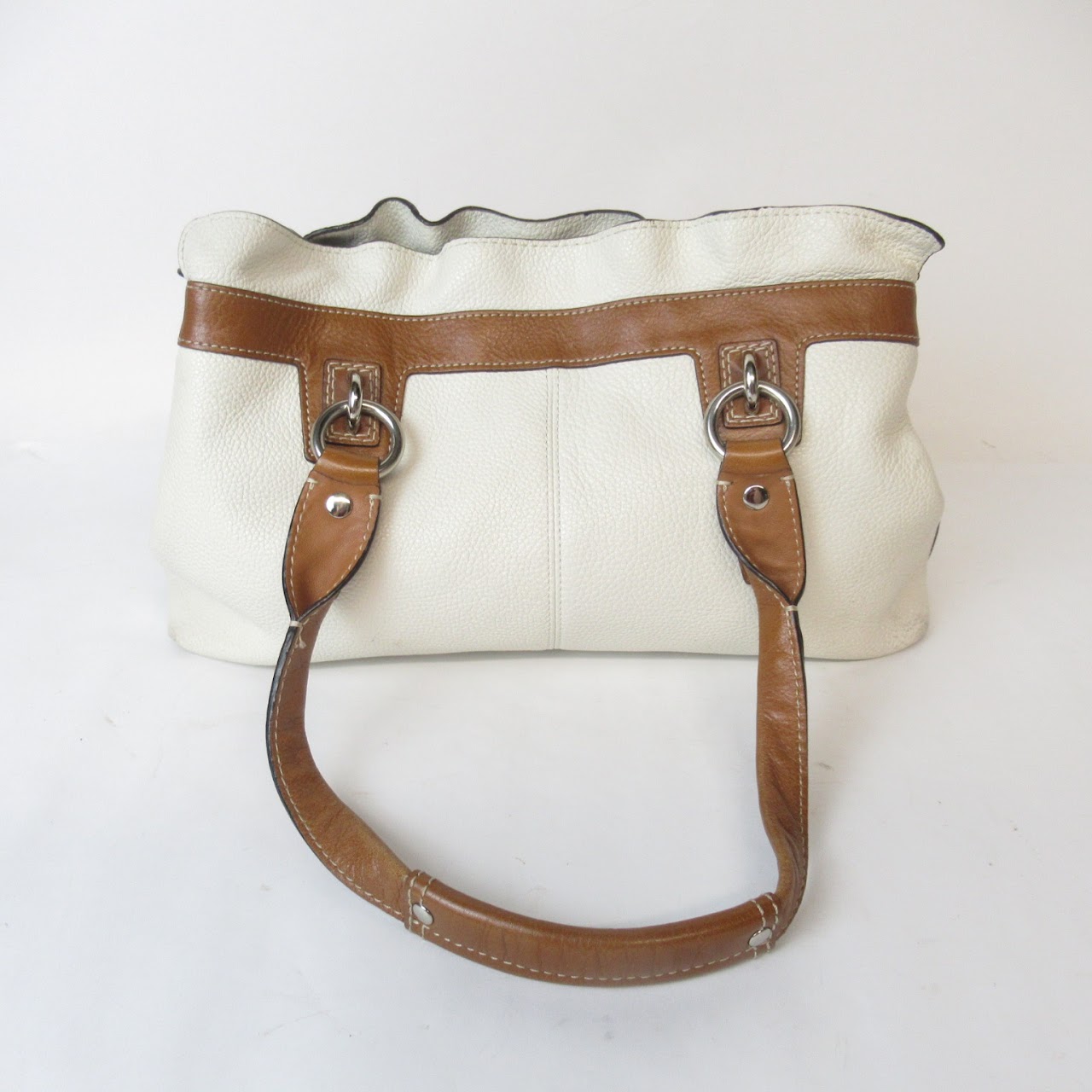 Coach Pebbled Leather Satchel