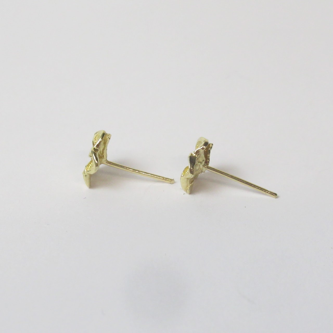 14K Floral Stud Earrings