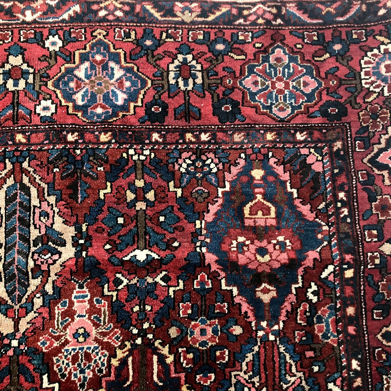 Wool Floral Diamond Carpet