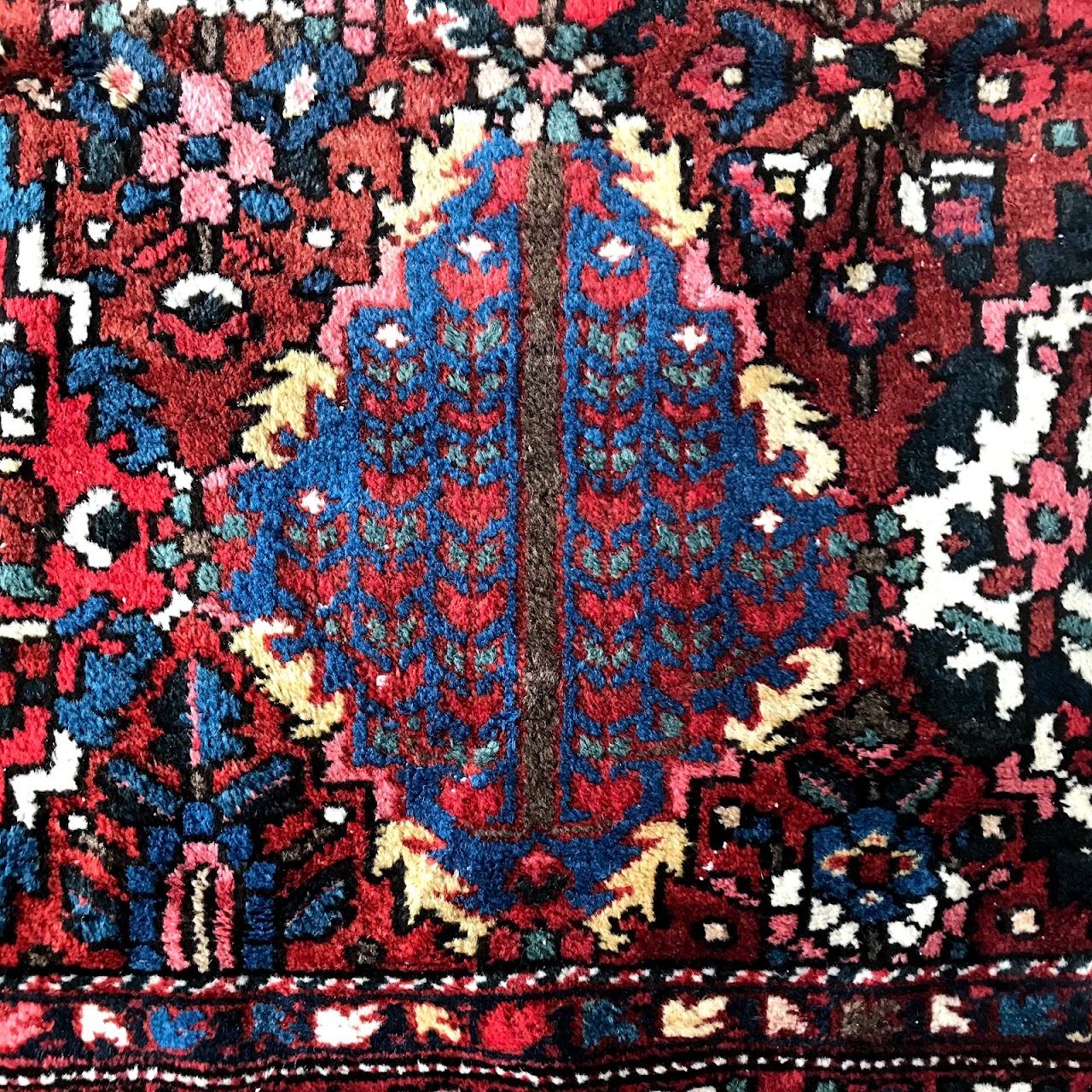 Wool Floral Diamond Carpet