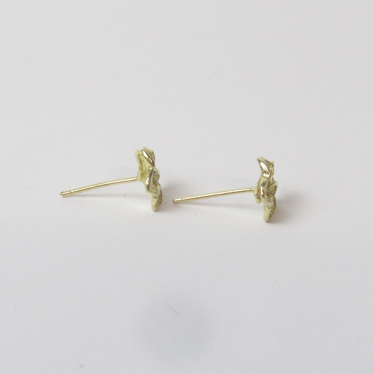 14K Floral Stud Earrings