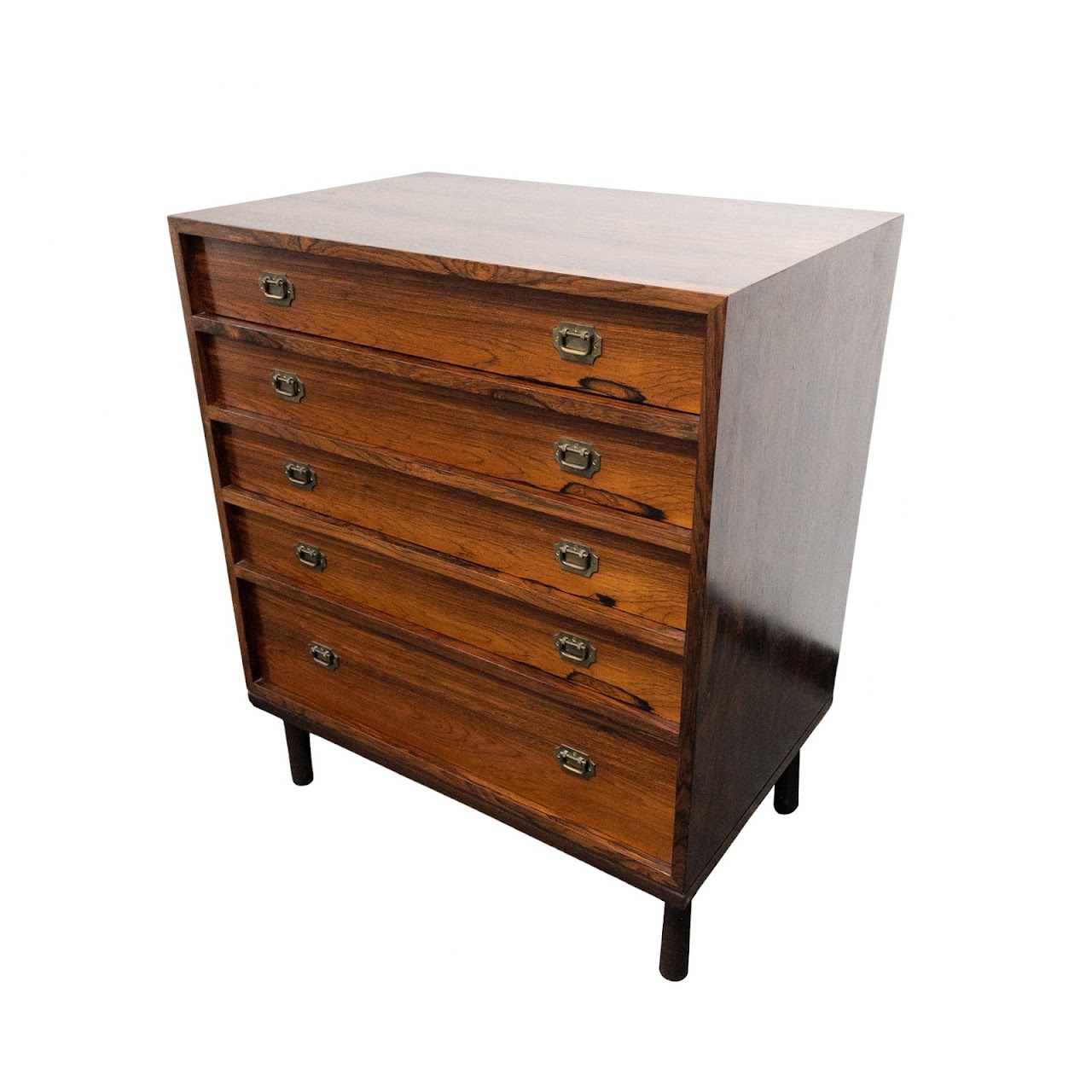 Rosewood Modern Five-Drawer Small Chest