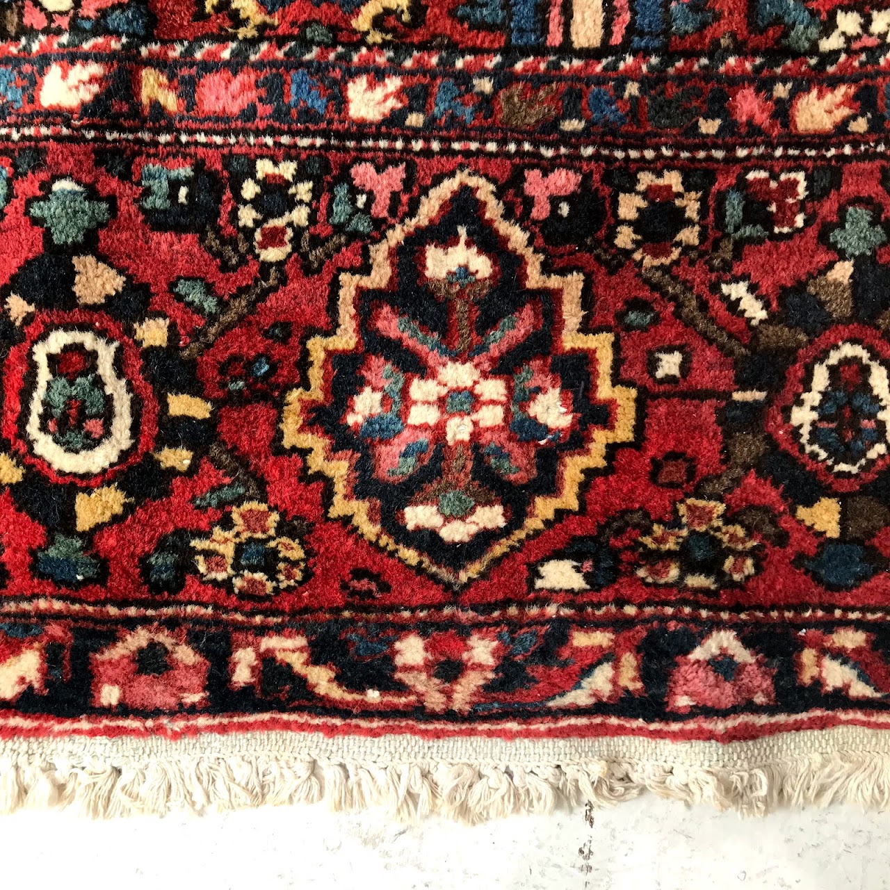 Wool Floral Diamond Carpet