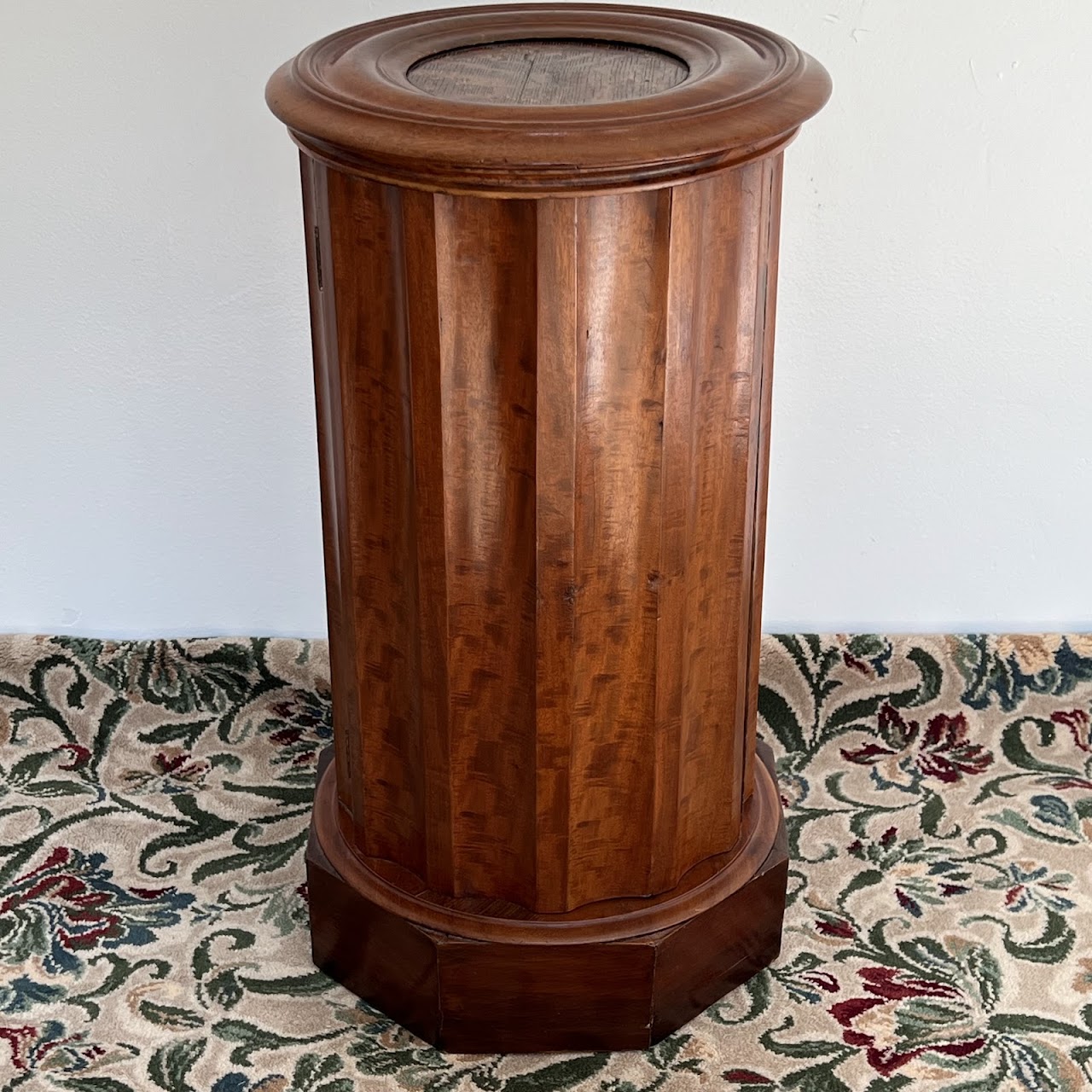 William IV Style Mahogany Pillar Commode