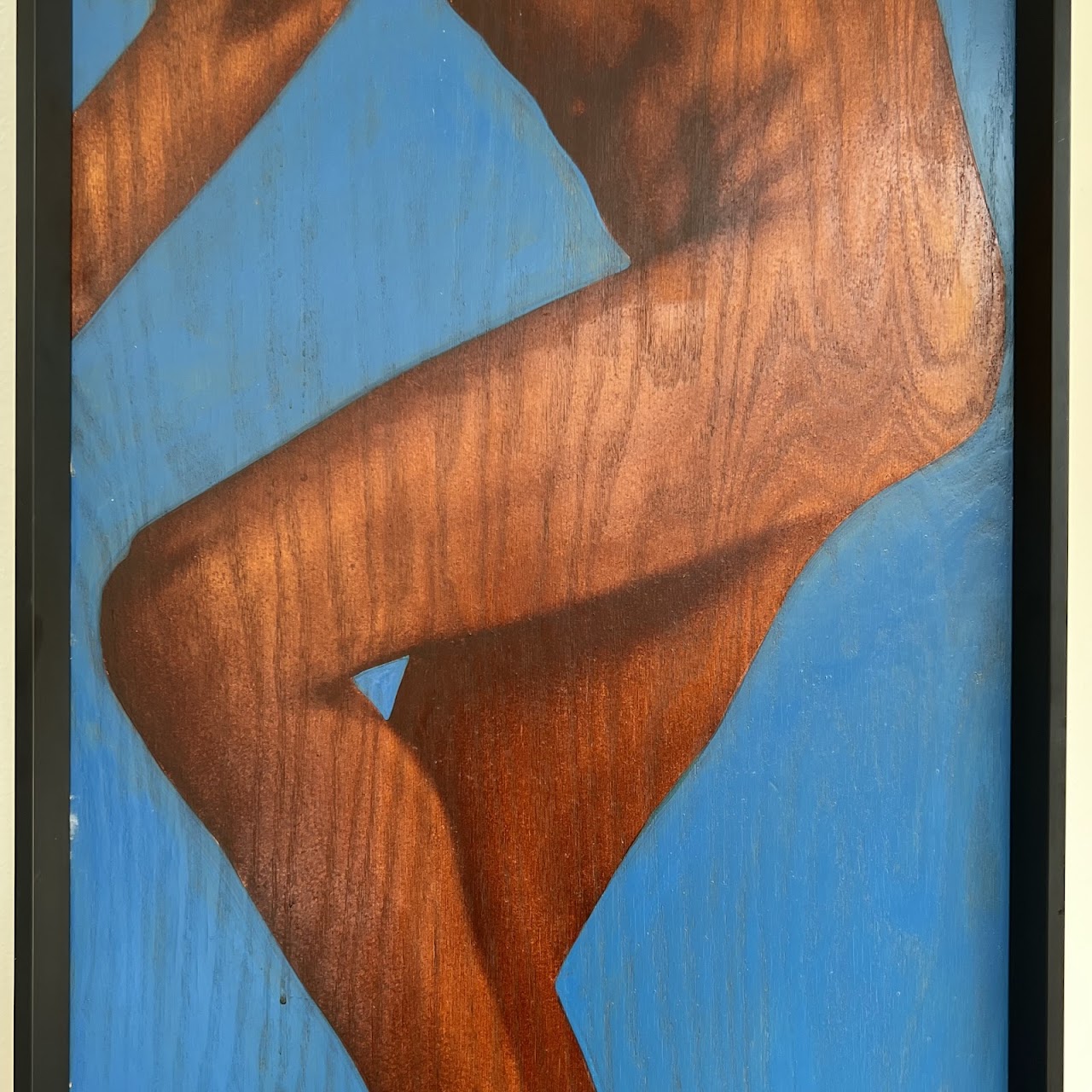 Contemporary Figural Signed Large Scale Oil on Panel Painting