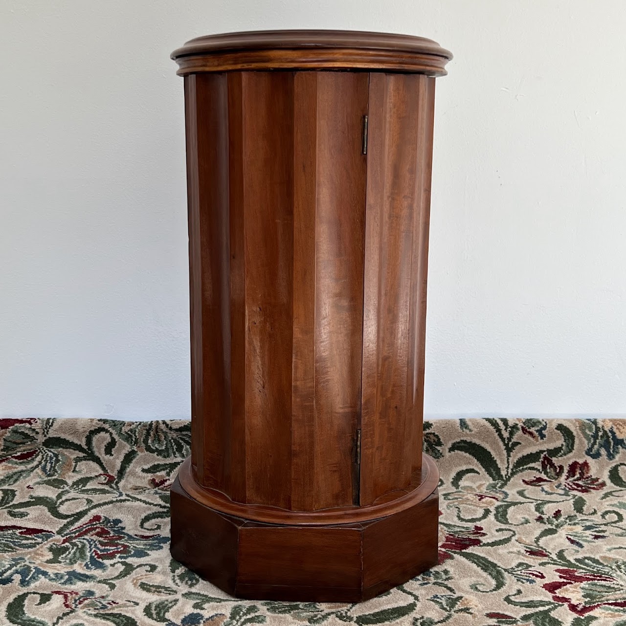 William IV Style Mahogany Pillar Commode