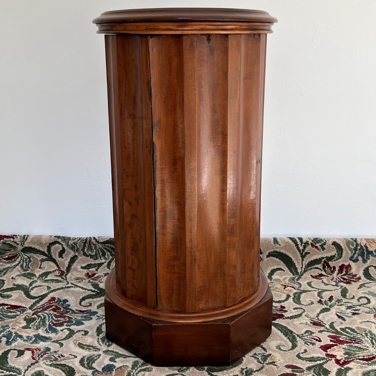 William IV Style Mahogany Pillar Commode