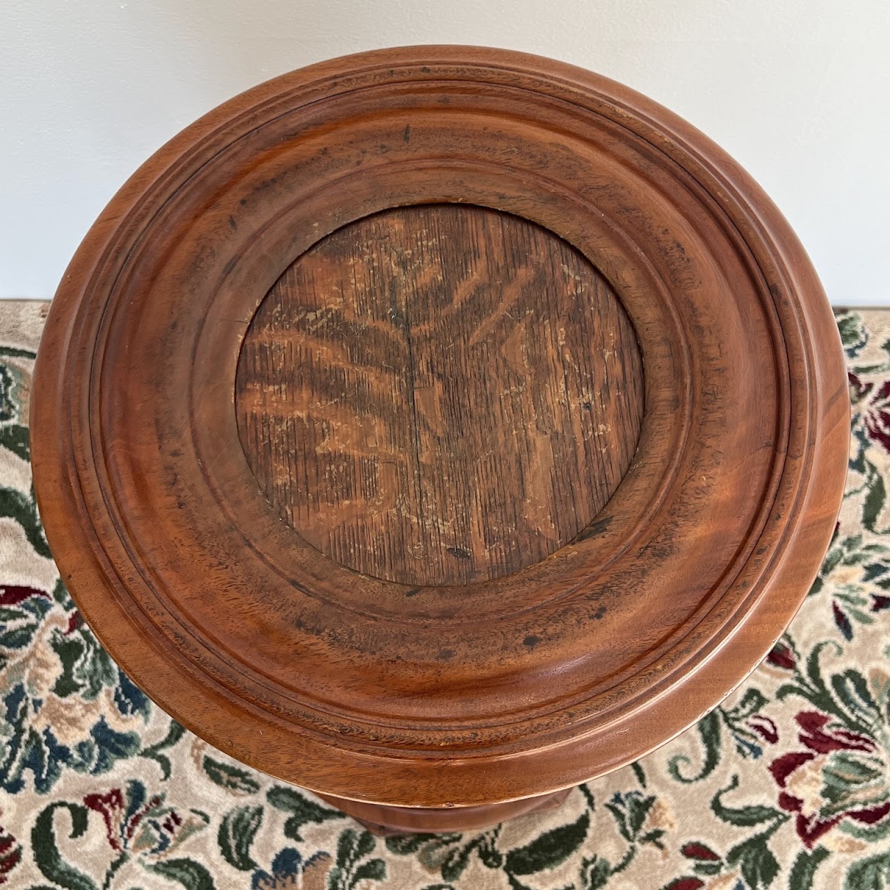 William IV Style Mahogany Pillar Commode