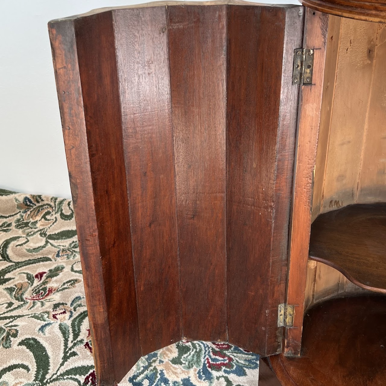 William IV Style Mahogany Pillar Commode