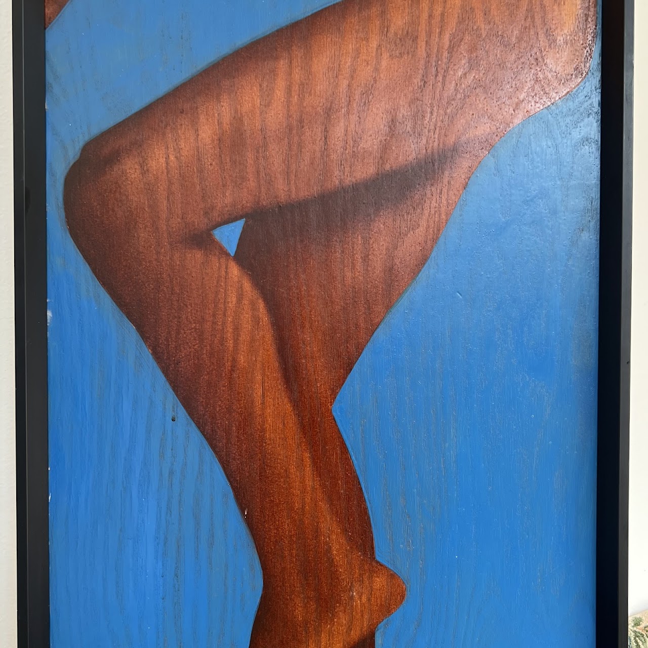 Contemporary Figural Signed Large Scale Oil on Panel Painting