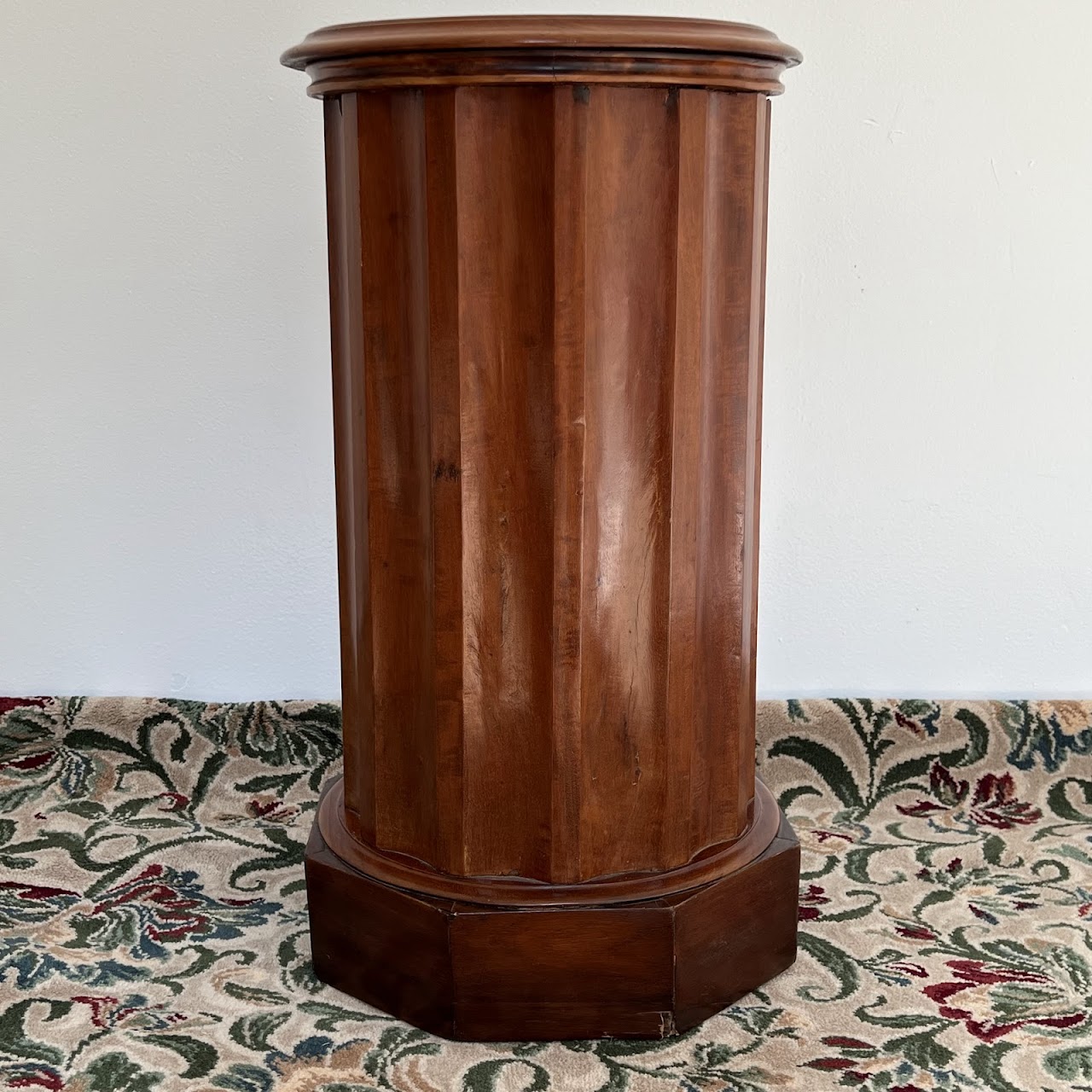 William IV Style Mahogany Pillar Commode