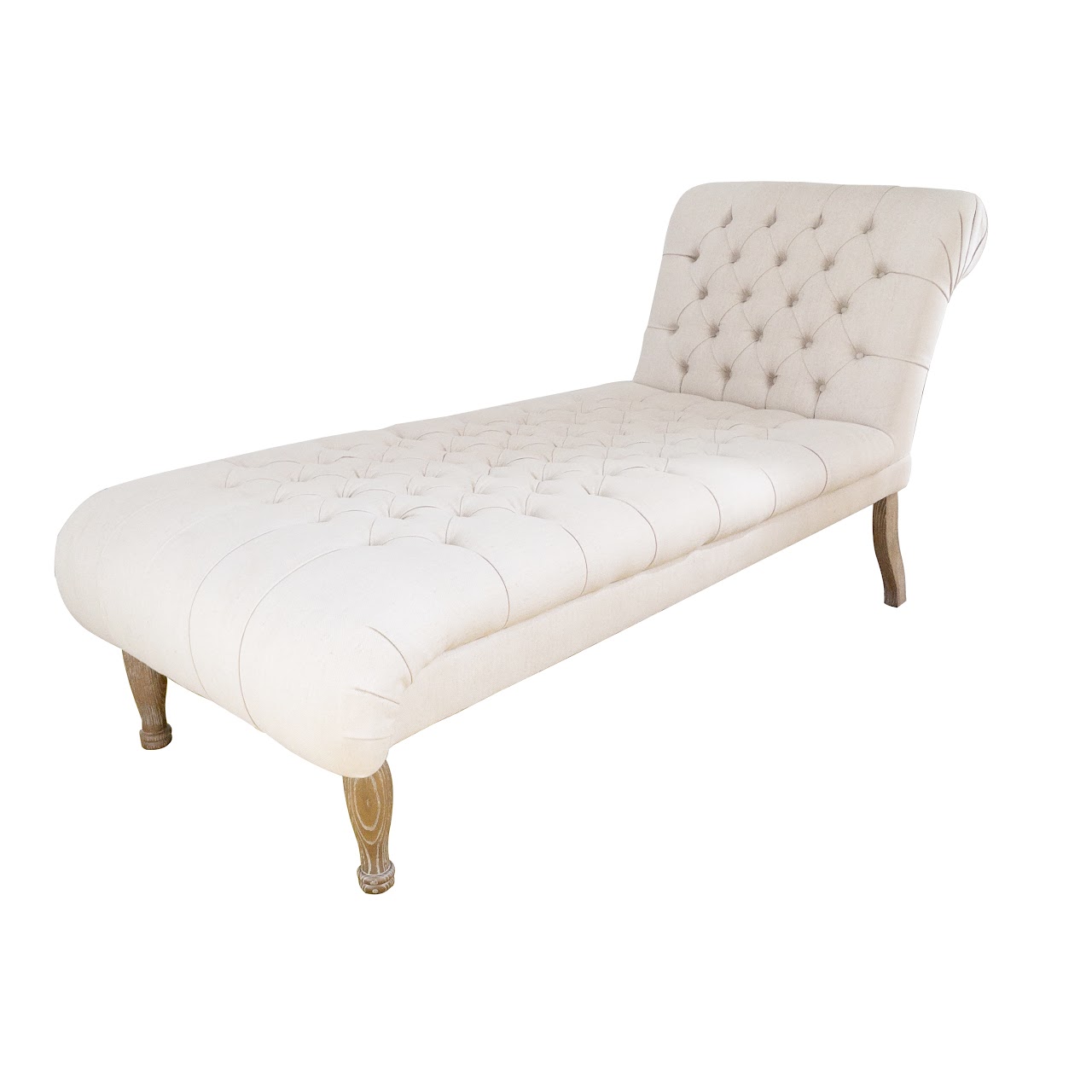 Pottery Barn Carolyn Tufted Chaise Lounge