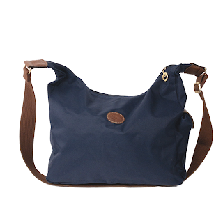 Longchamp Le Pliage Hobo Shoulder Bag Blue NWT