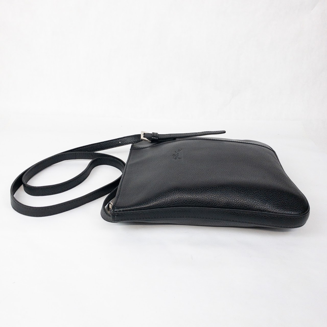 Longchamp Slim Leather Crossbody Bag