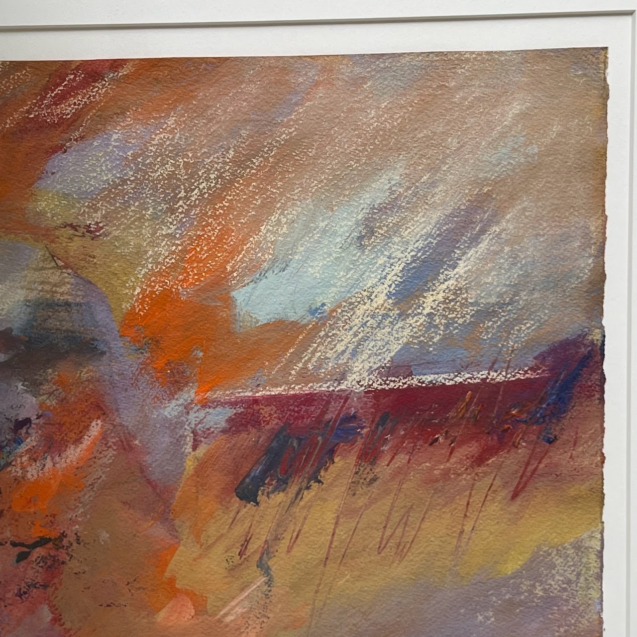 Cheryl McClure Signed Mixed Media Abstract Painting #2