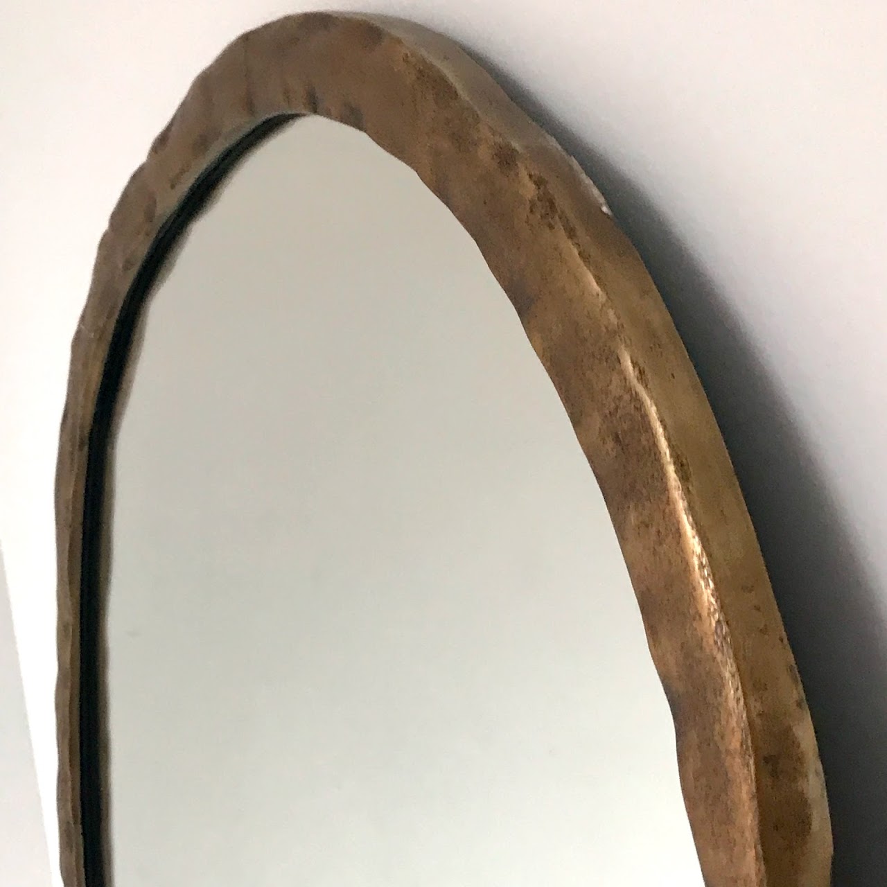 CB2 Abel Brass Mirror