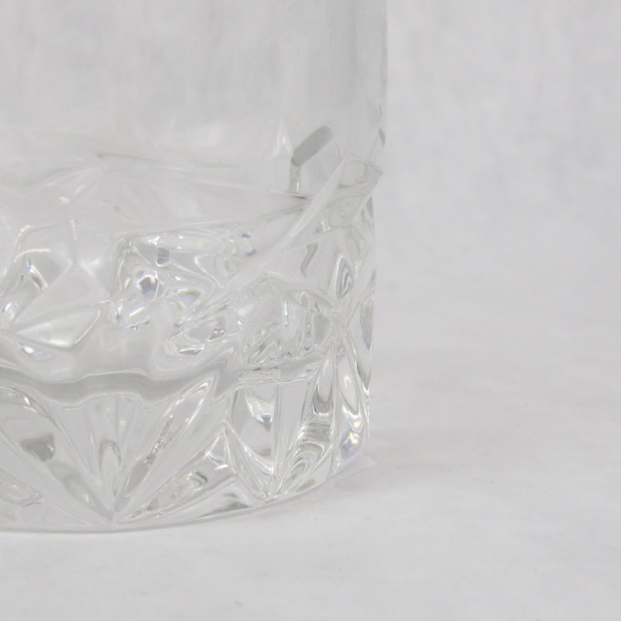 Tiffany & Co. Crystal Rock Cut Old Fashioned Glass