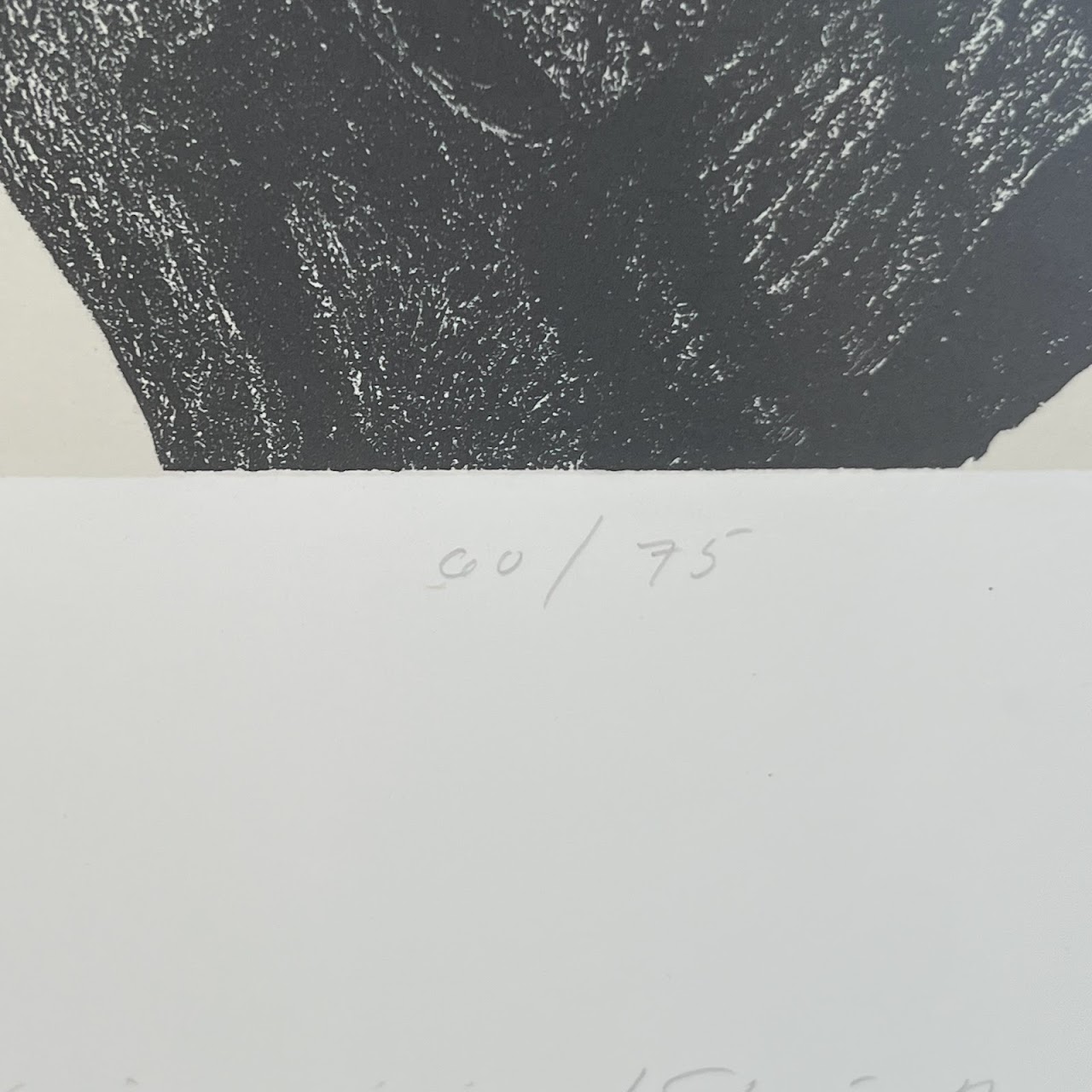 Georgia Marsh 'Adult Epigram' Signed Lithograph, 1990