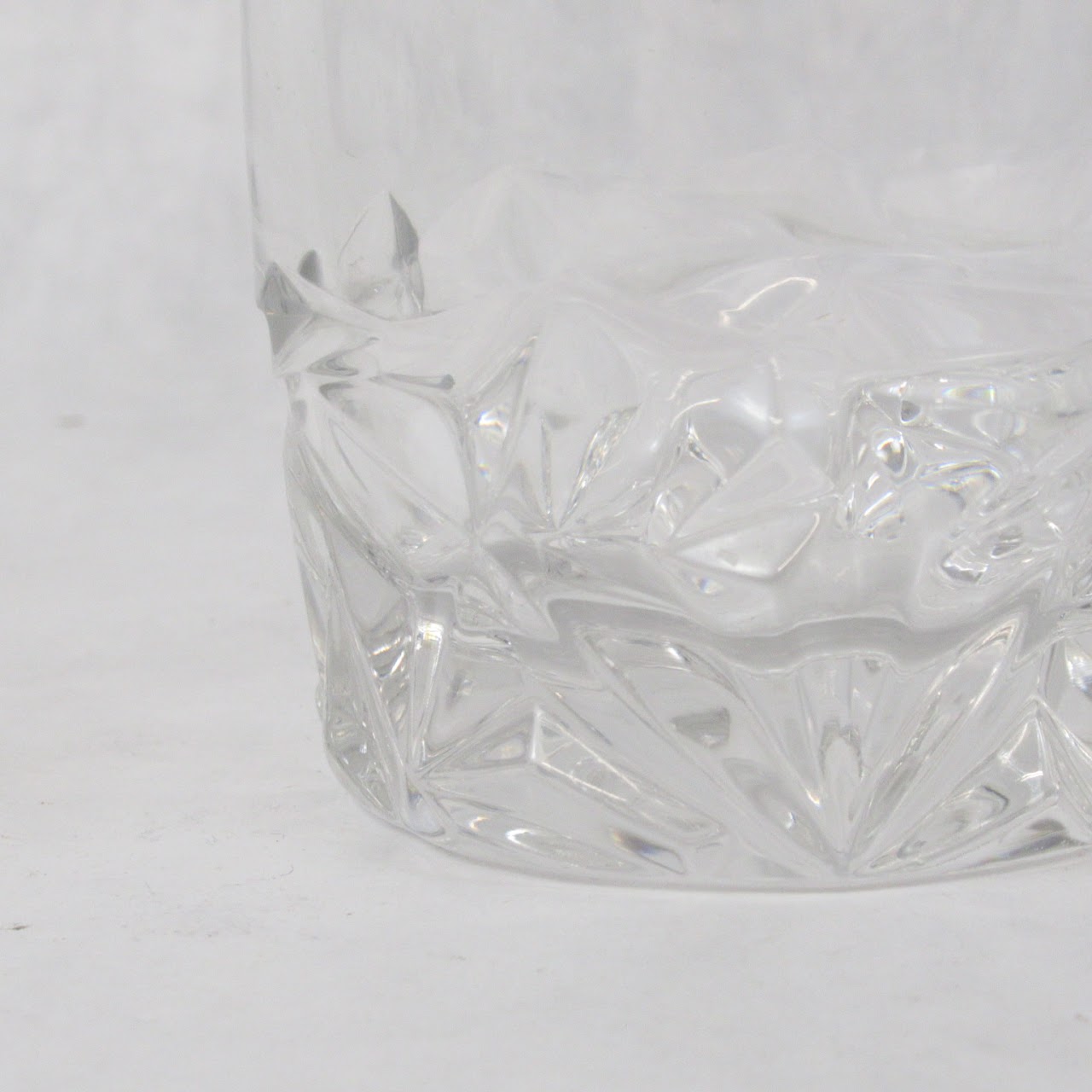Tiffany & Co. Crystal Rock Cut Old Fashioned Glass