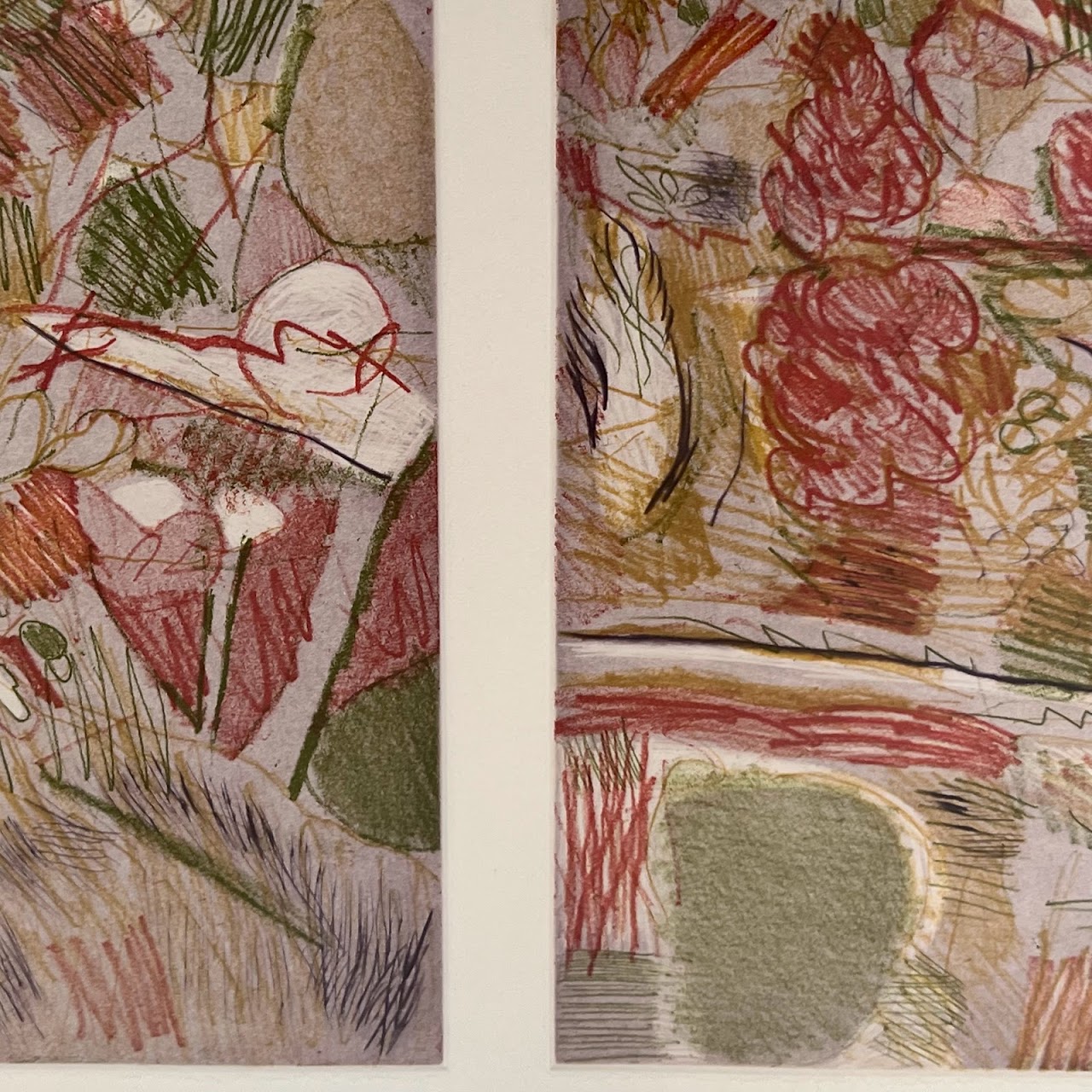 Ruth Fine 'Landscape Diptych II' Signed Etching & Aquatint