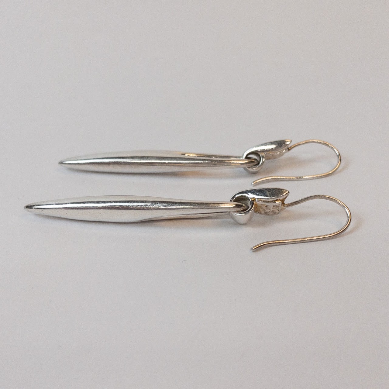 Robert Lee Morris Silver Modernist Earrings