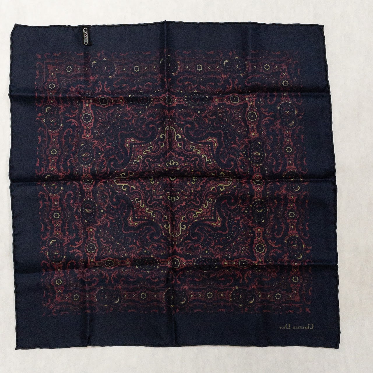 Christian Dior Silk Pocket Square