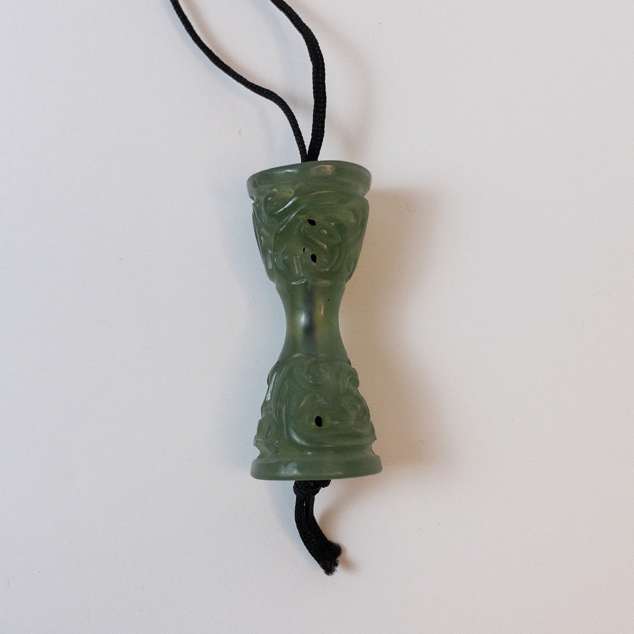 Carved Jade Pendant Trio