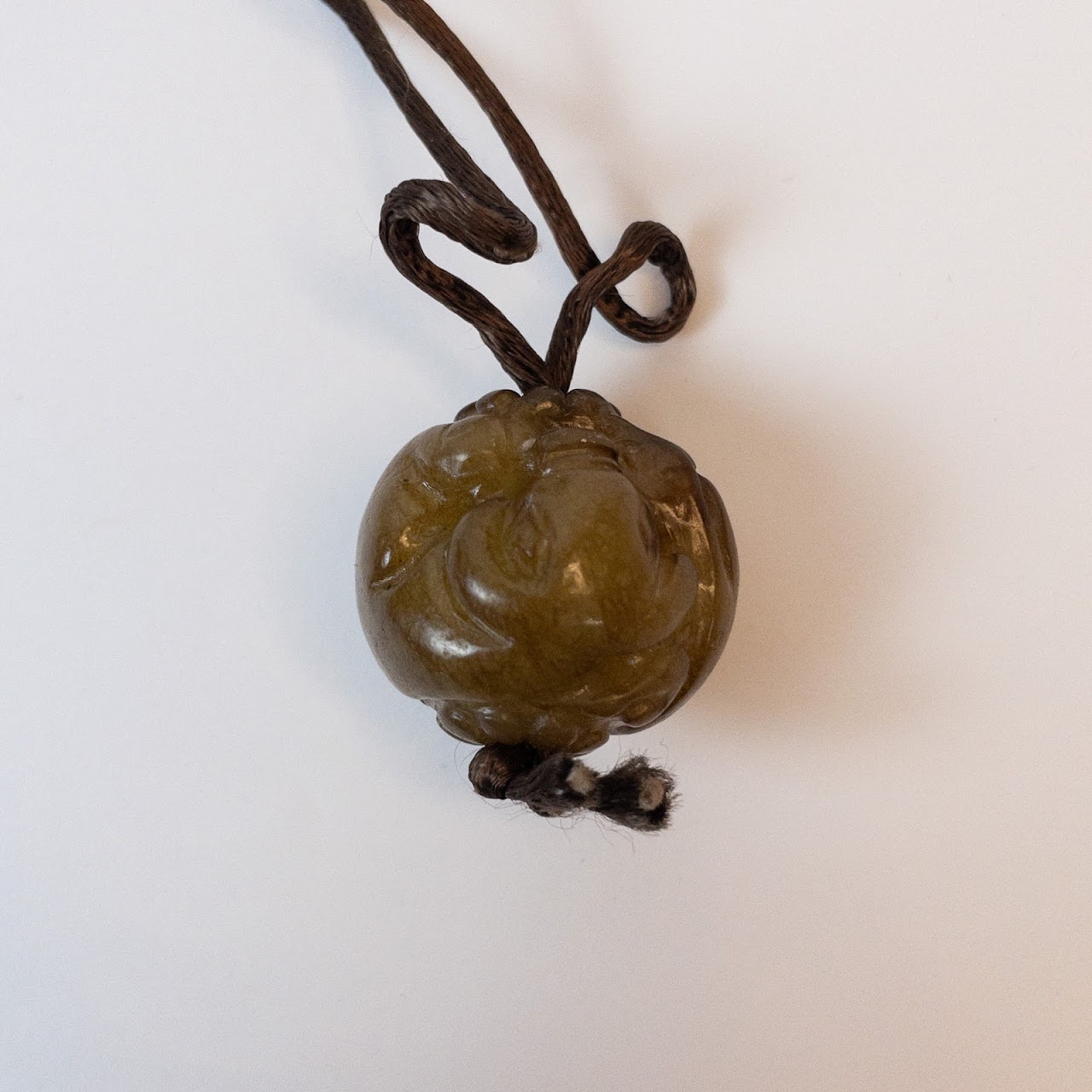 Carved Jade Pendant Trio