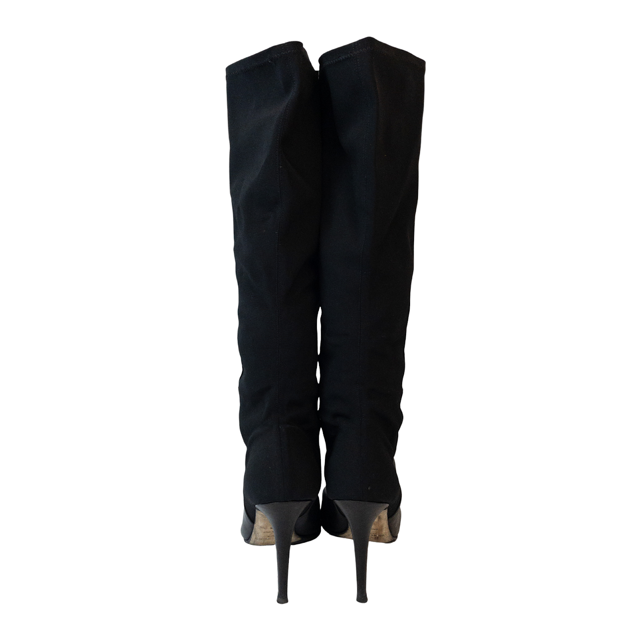 Jimmy Choo Leather & Nylon Knee Boots