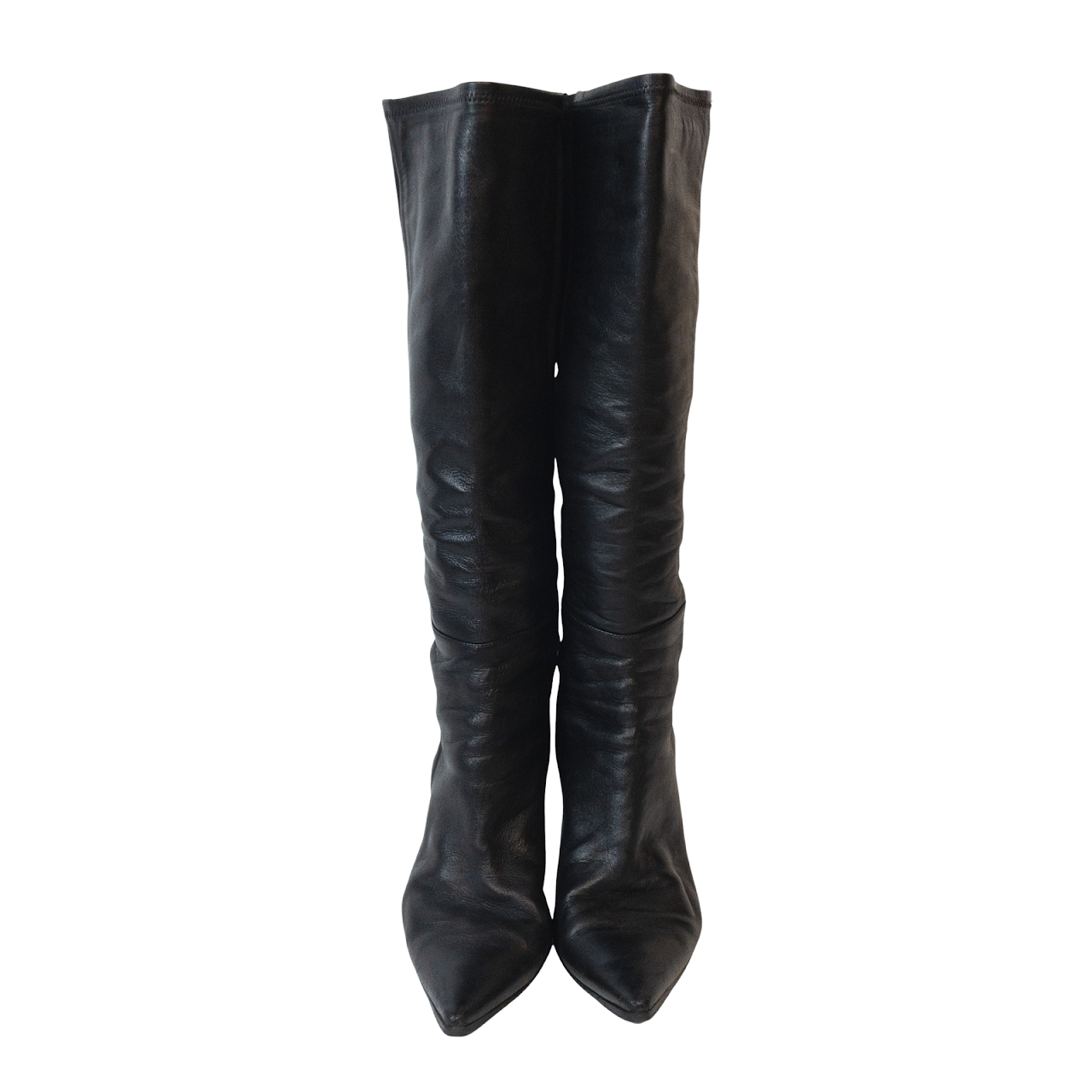 Jimmy Choo Leather & Nylon Knee Boots