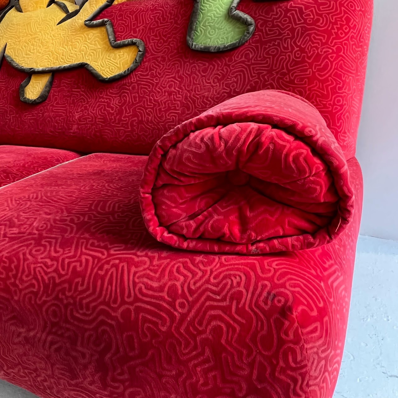 Keith Haring Brentz Pop Art Sofa