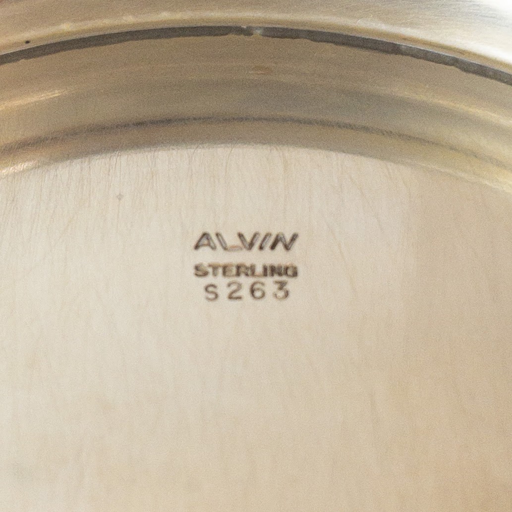 Sterling Silver Alvin Monogrammed Large Bowl