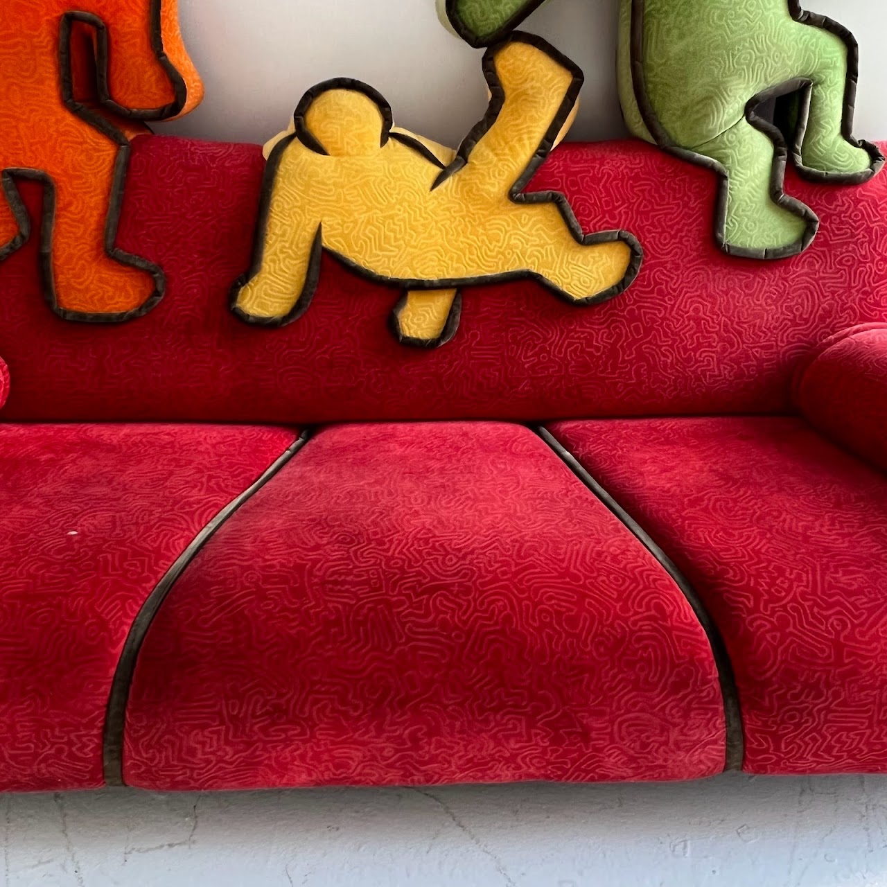 Keith Haring Brentz Pop Art Sofa