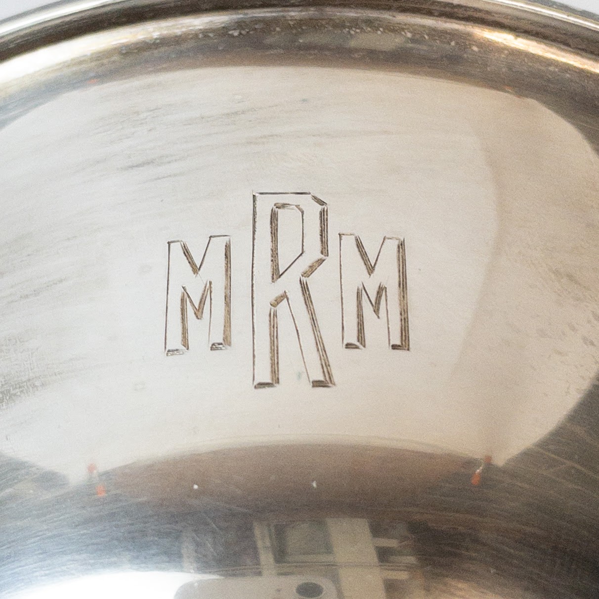 Sterling Silver Monogrammed Bowl