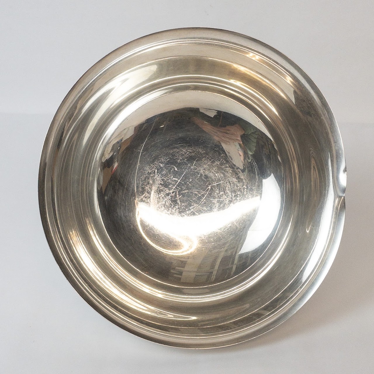 Sterling Silver Alvin Monogrammed Large Bowl