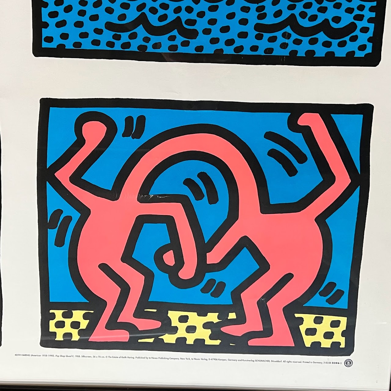 Keith Haring 'Pop Shop Quad II' Poster