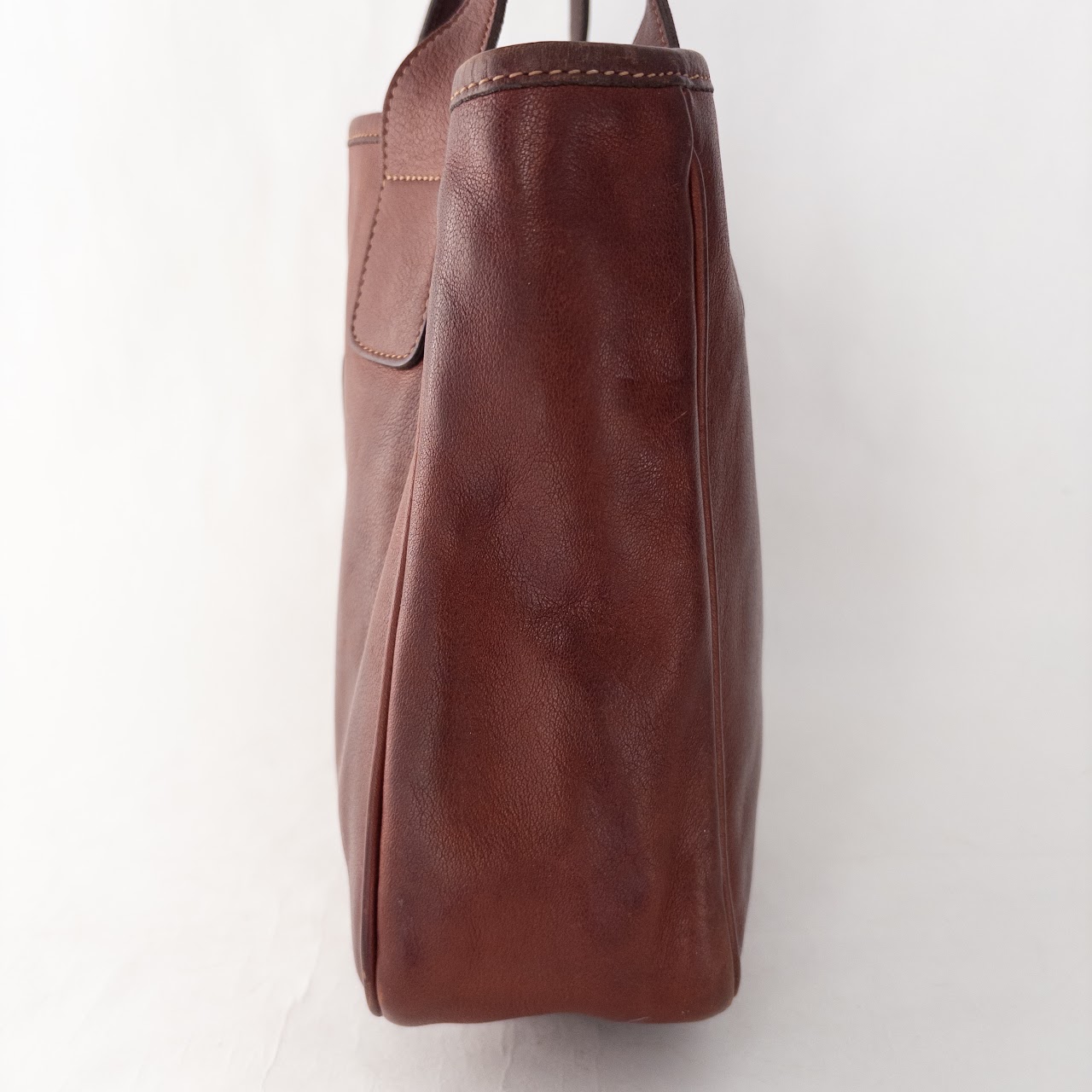 Ghurka No. 70 Leather Stadium Tote