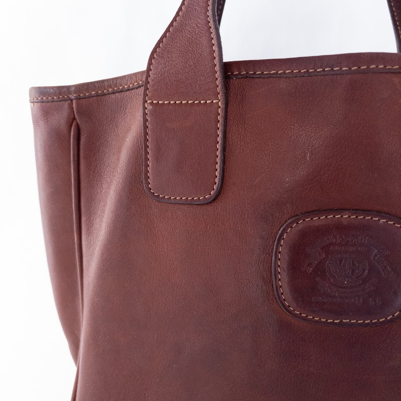 Ghurka No. 70 Leather Stadium Tote