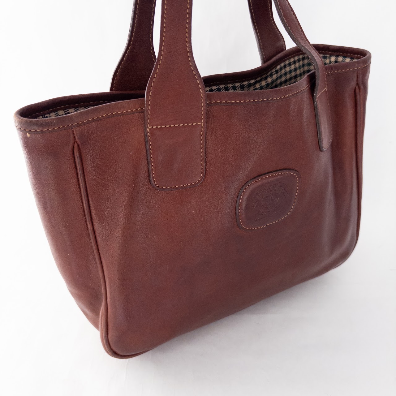 Ghurka No. 70 Leather Stadium Tote