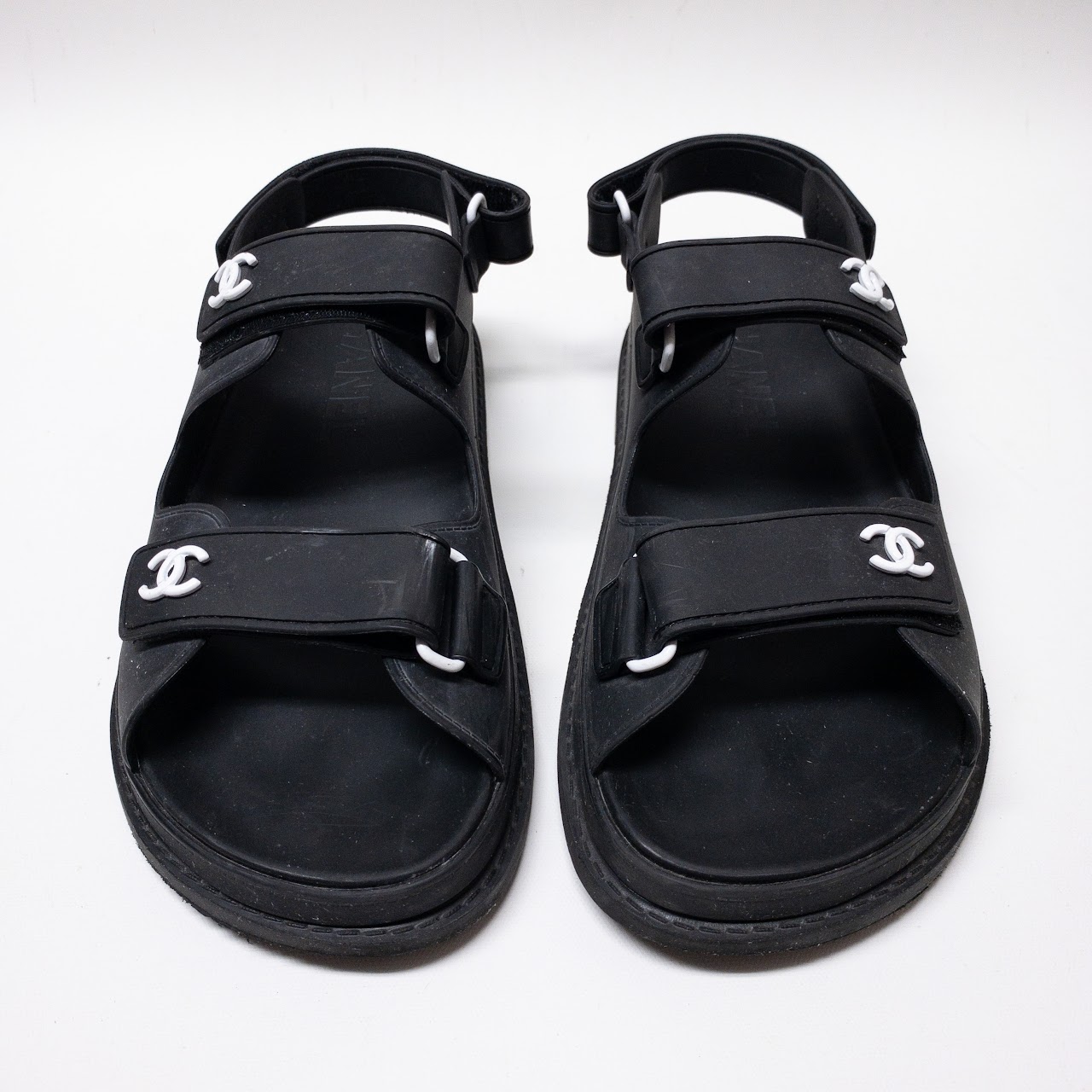 Chanel dad 2024 sandals rubber