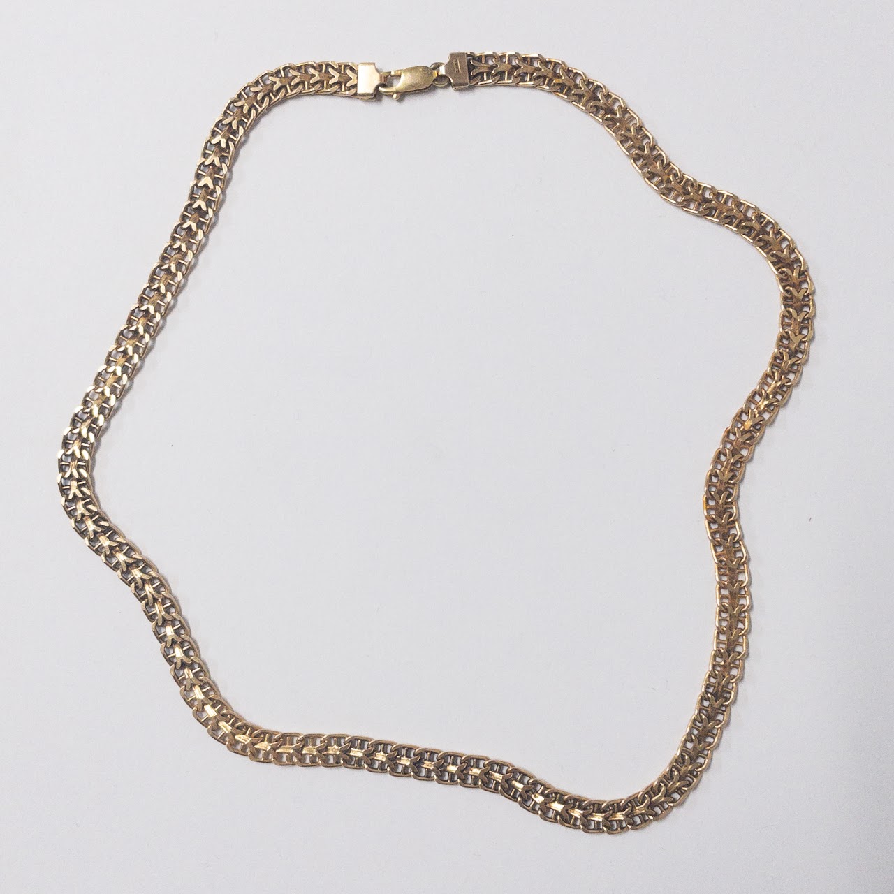 14K Gold Fancy Link Chain