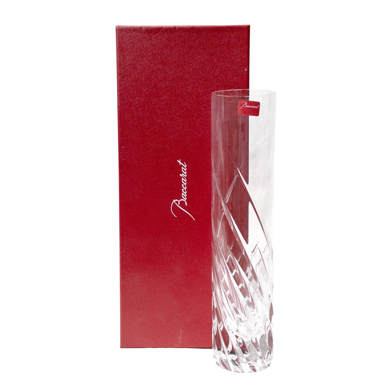 Baccarat Spin Bud Vase