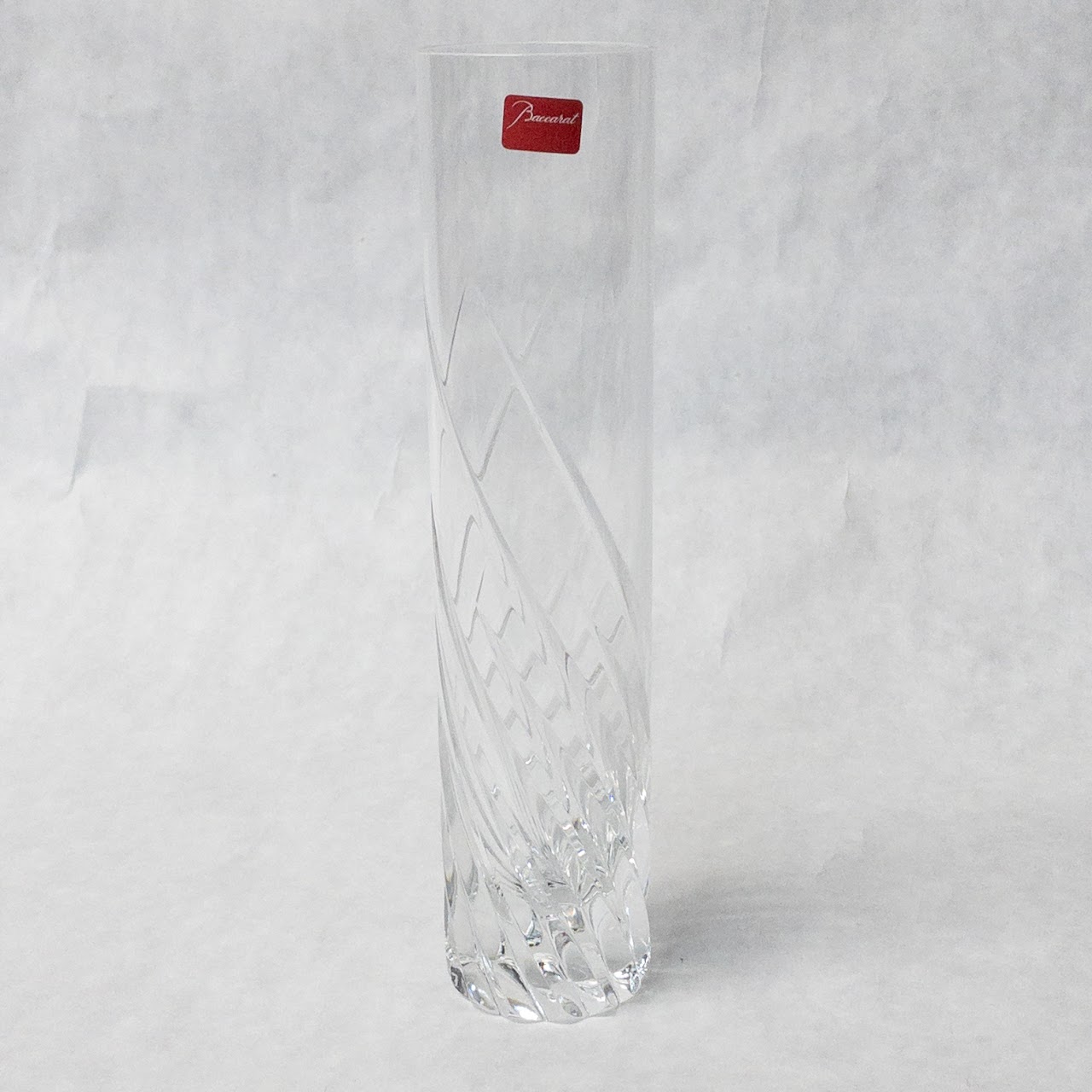 Baccarat Spin Bud Vase