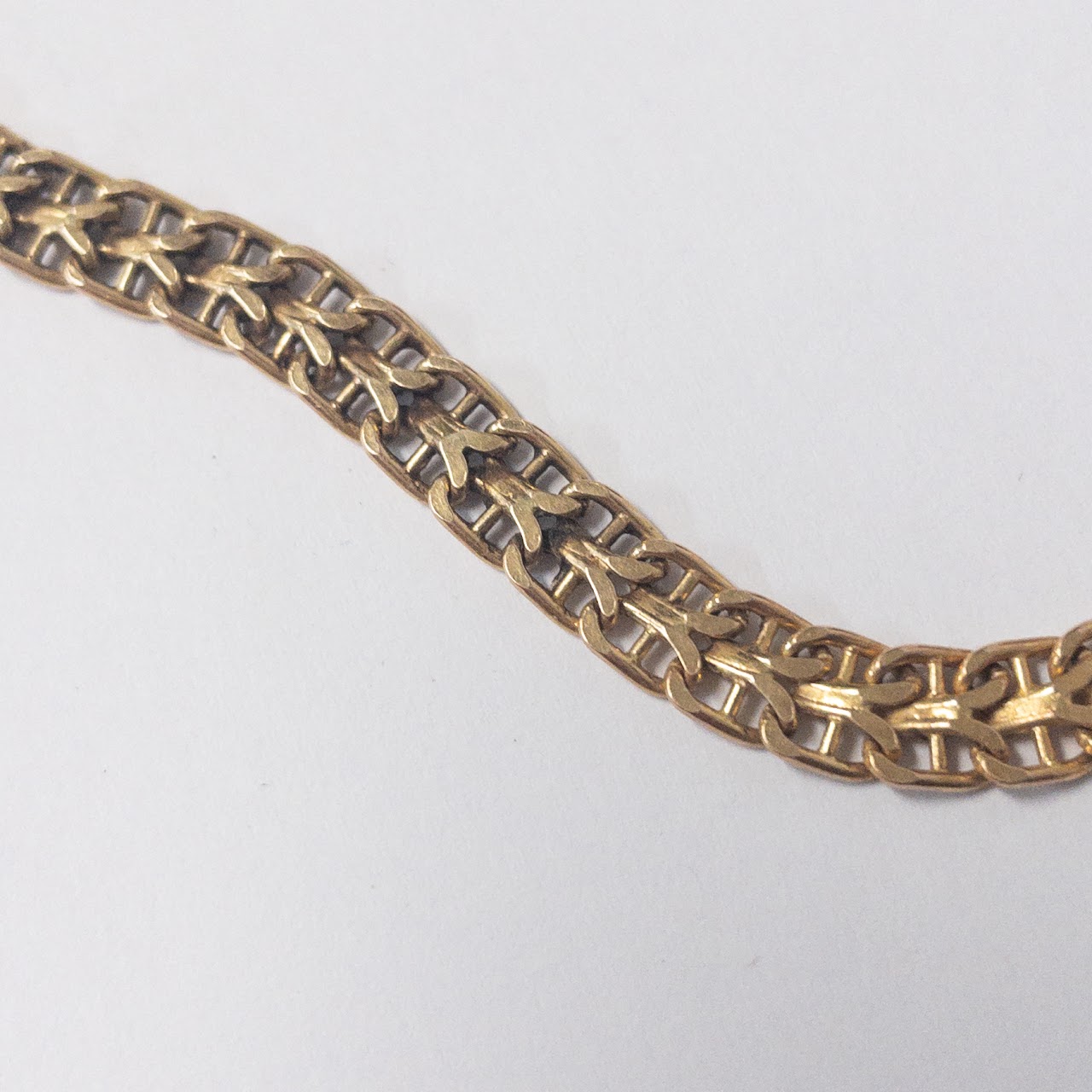 14K Gold Fancy Link Chain