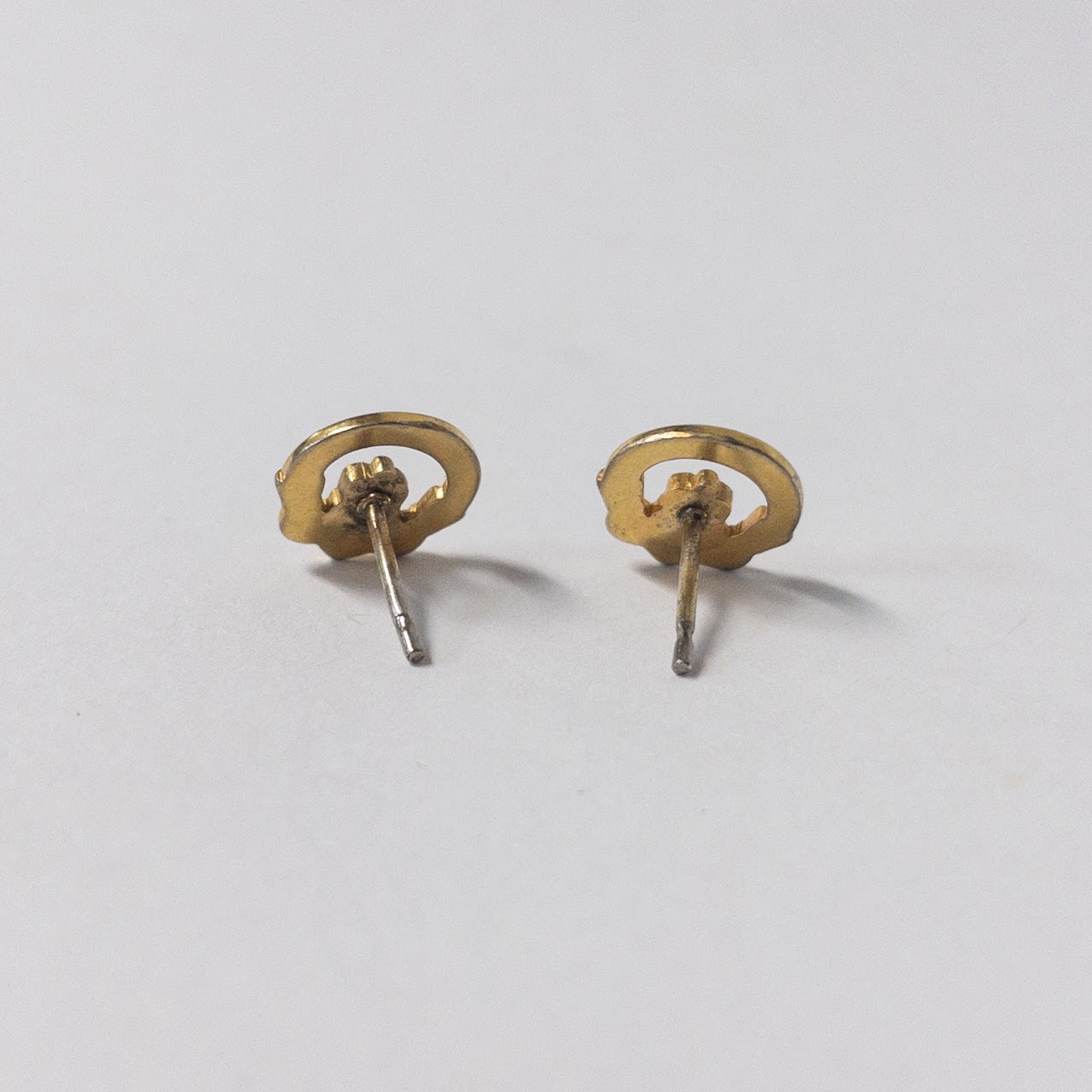 10K Gold Claddagh Earrings