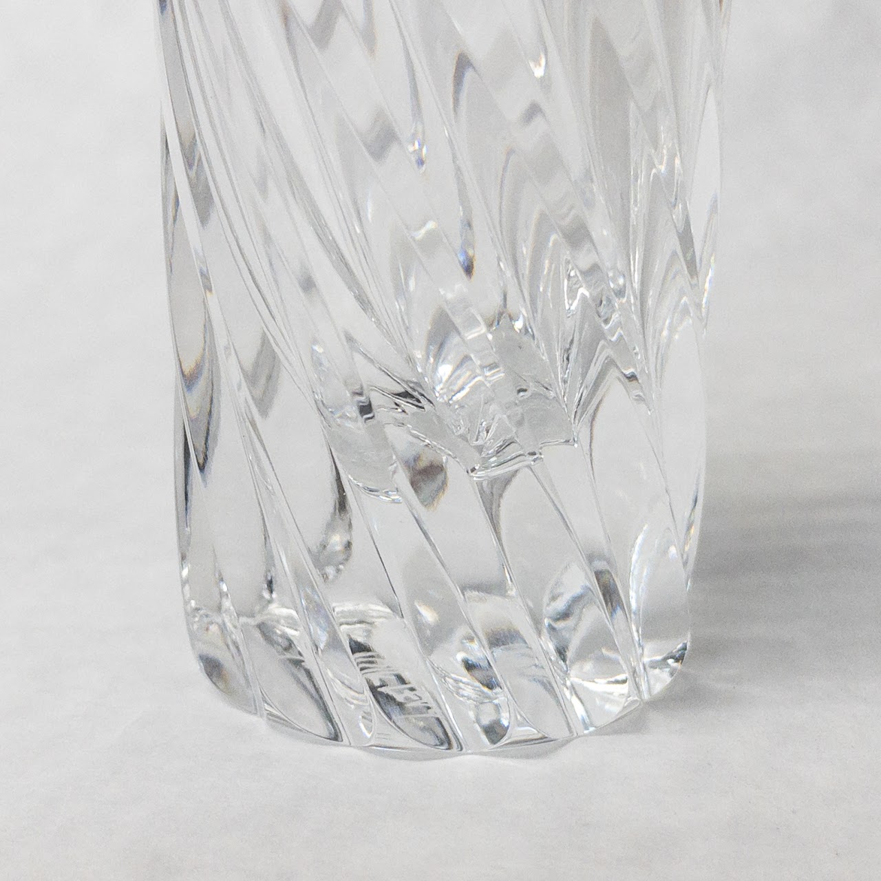 Baccarat Spin Bud Vase