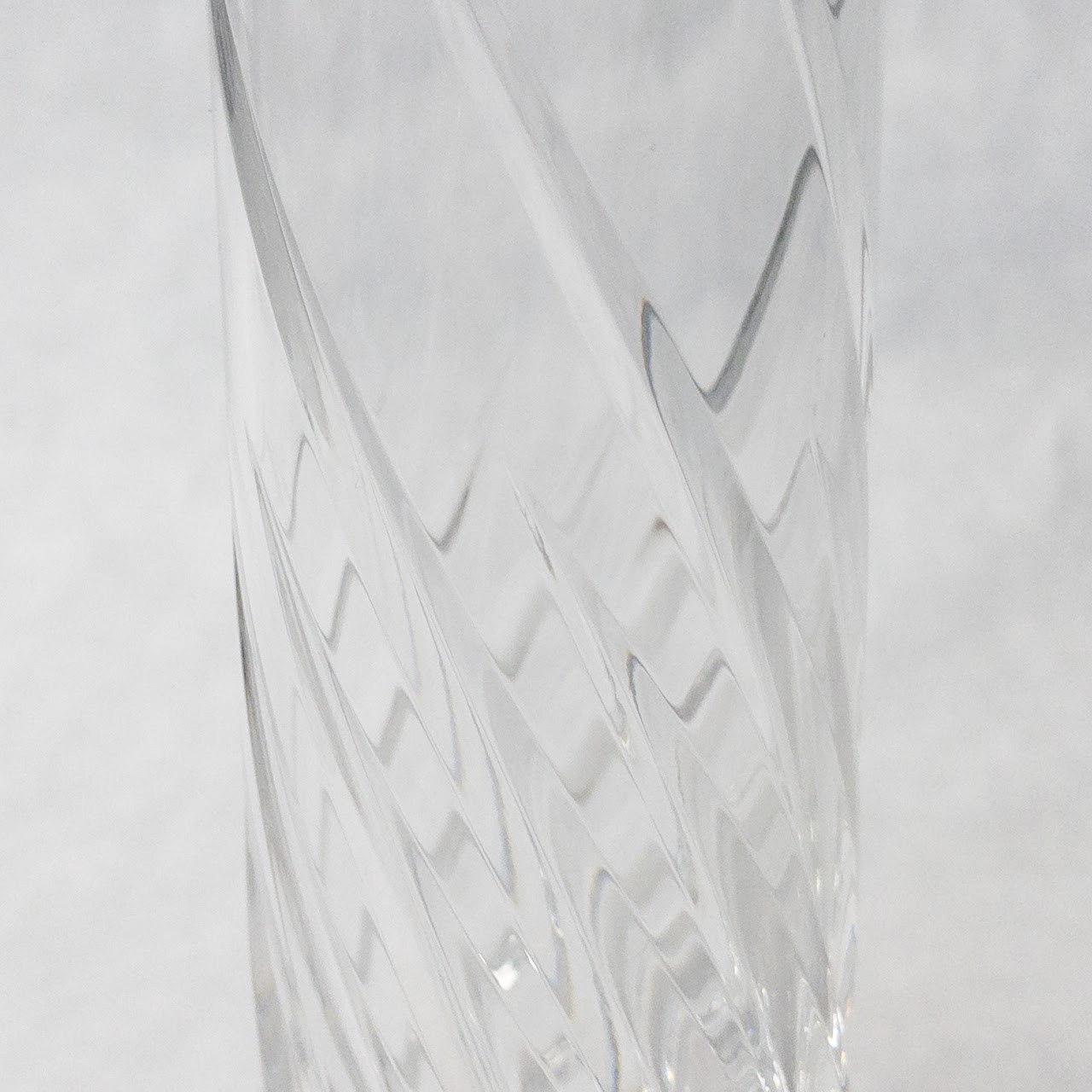 Baccarat Spin Bud Vase